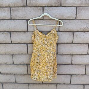 Superdown Mustard Floral Dress